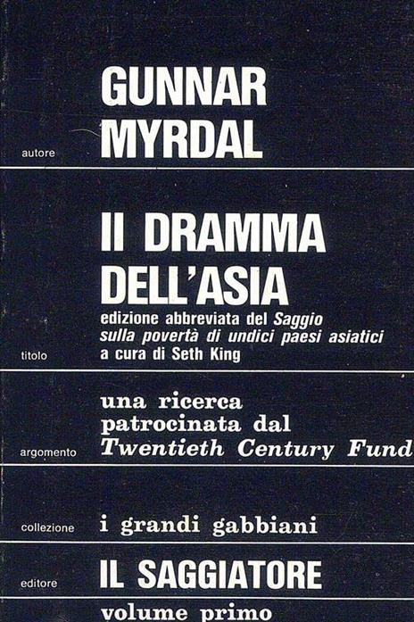 Il Dramma dell'Asia 2vv - Gunnar Myrdal - 3