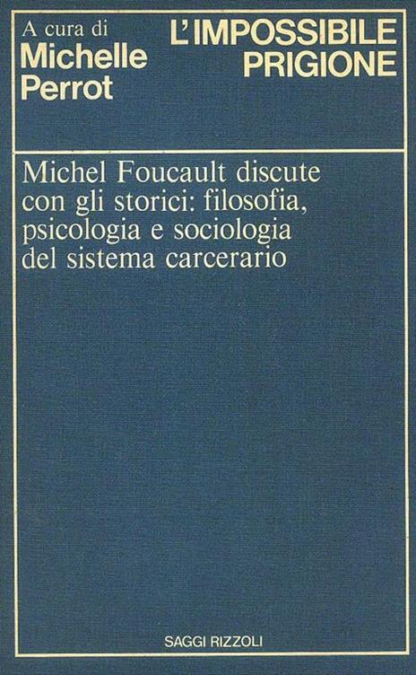 L' Impossibile priogione - Michelle Perrot - copertina