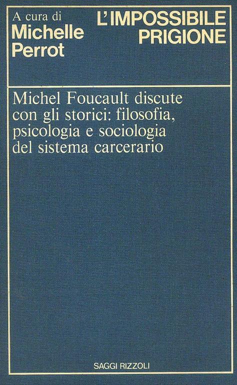 L' Impossibile priogione - Michelle Perrot - copertina