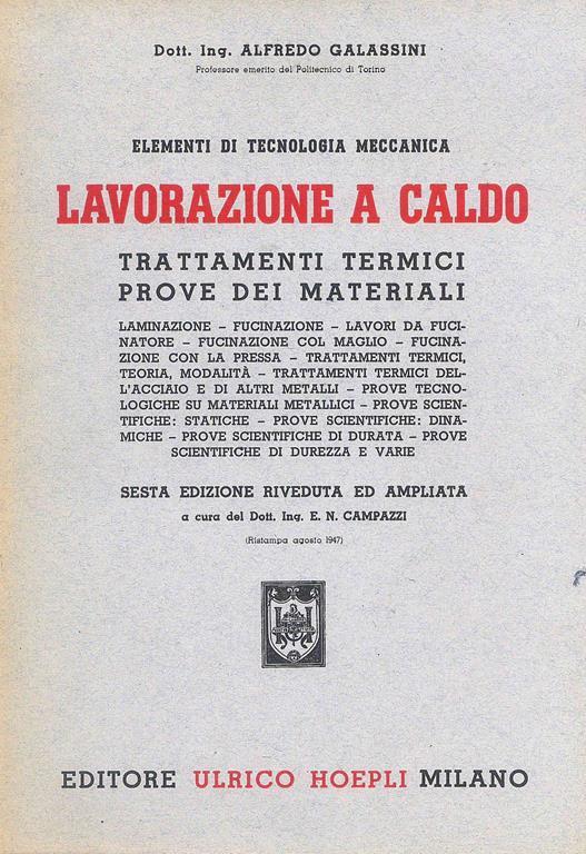 Lavorazione a caldo - Trattamenti termici prove dei materiali - 3