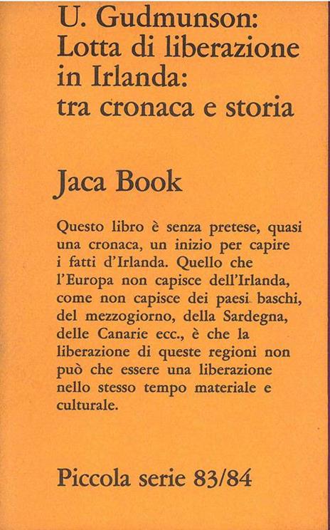 Lotta di liberazione in Irlanda: tra cronaca e storia - copertina