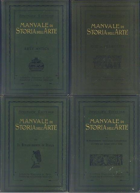 Manuale di storia dell' arte. 4vol - Antonio Springer - 3