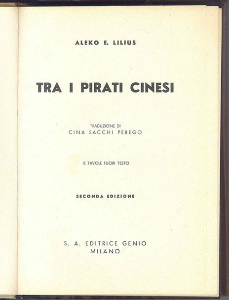 Tra i pirati cinesi - Aleko E. Lilius - 3