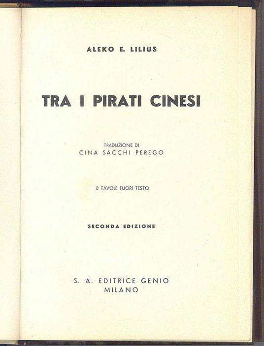 Tra i pirati cinesi - Aleko E. Lilius - 2