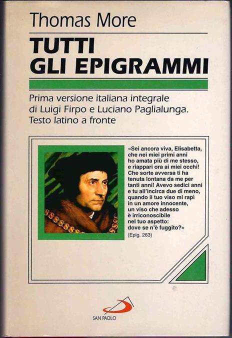 Tutti gli epigrammi - Tommaso Moro - 3