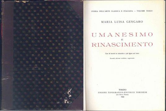 Umanesimo e Rinascimento - M. Luisa Gengaro - 2