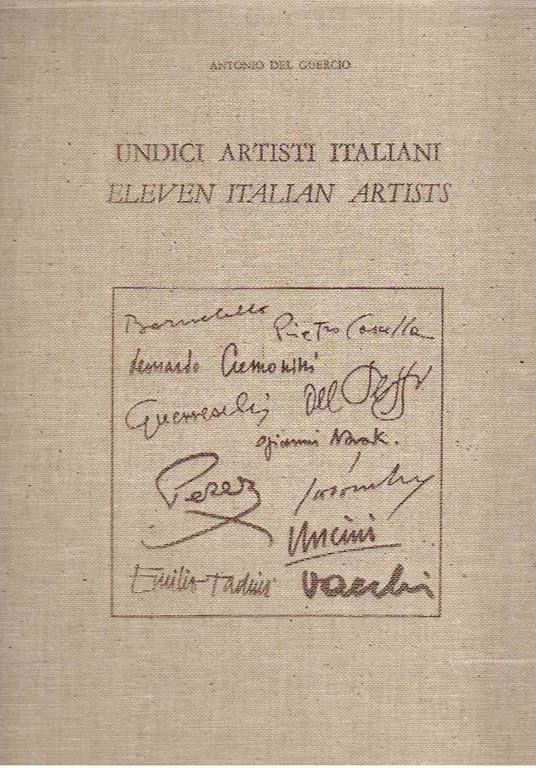 Undici artisti italiani / Eleven Italian Artists - copertina