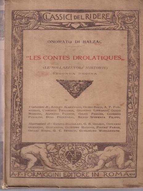 Les Contes drolatiques - Seconda decina - Honoré de Balzac - copertina