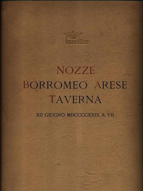 Nozze Borromeo Arese Taverna - Gilberto Galbiati - 2