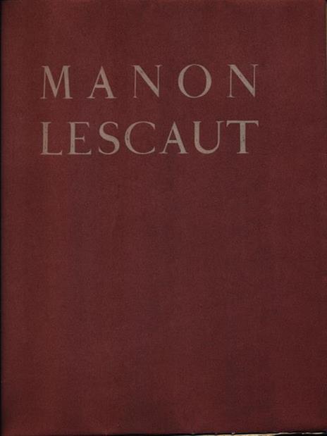 Manon Lescaut - Abbè Prevost - copertina