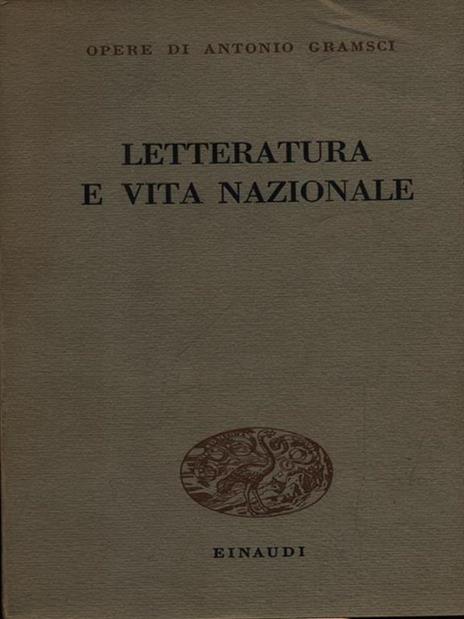 Letteratura e vita nazionale - Antonio Gramsci - copertina