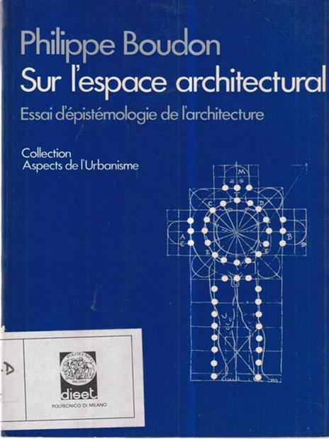 Sur l'espace architectural - Philippe Boudon - copertina