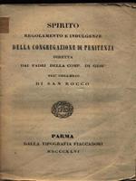 Spirito regolamento e indulgenze della congregazione di penitenza