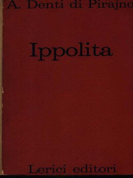 Ippolita - Alberto Denti di Pirajno - copertina