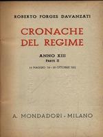 Cronache Del Regime vol. II Anno XIII