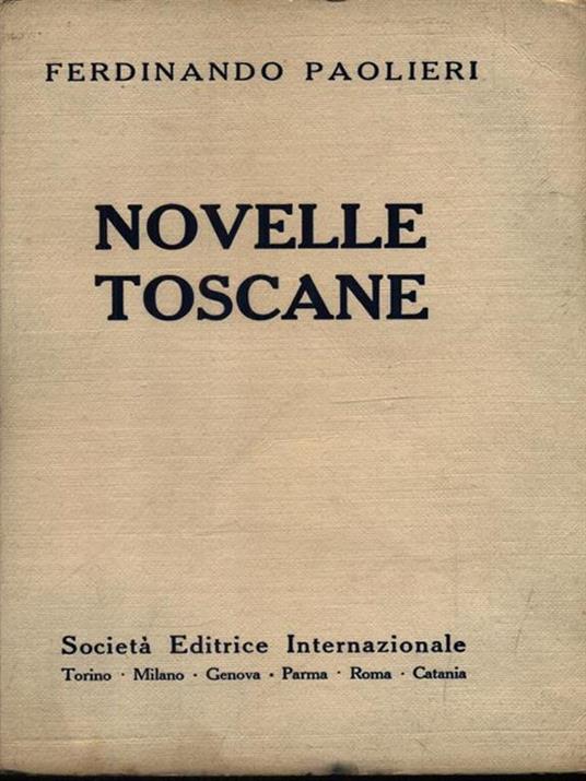 Novelle toscane - Ferdinando Paolieri - 2