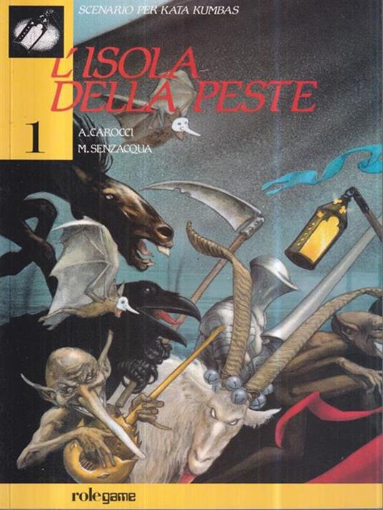 L' isola della peste I - copertina