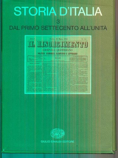 Storia d'Italia - copertina