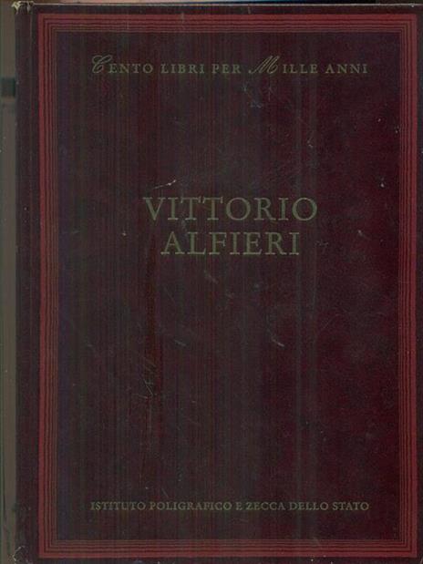 Vittorio Alfieri - Franco Ferrucci - copertina