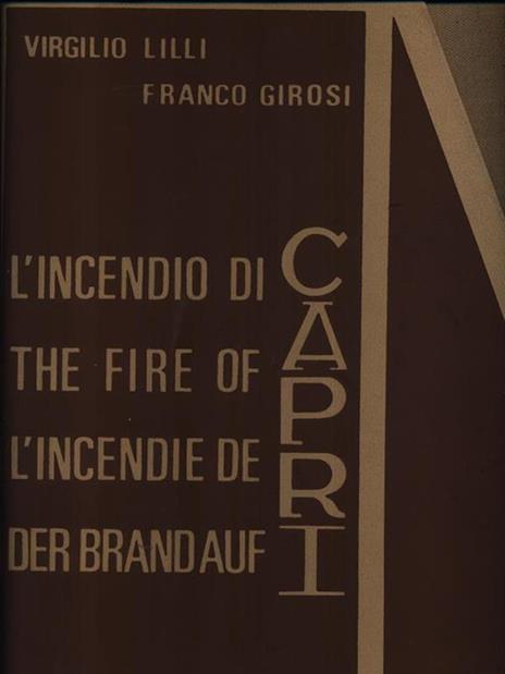 L' incendio di Capri - Virgilio Lilli - copertina