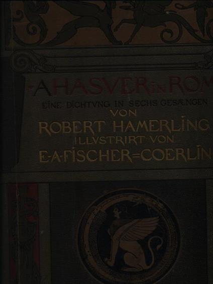 Ahasver in Rom - Robert Hamerling - copertina