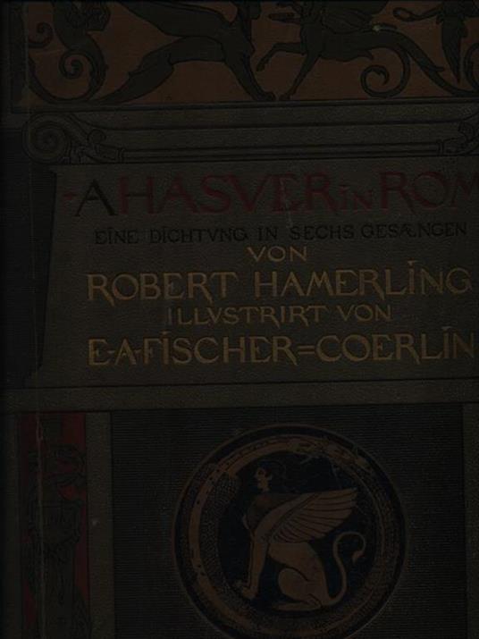 Ahasver in Rom - Robert Hamerling - copertina