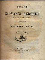 Opere di Giovanni Berchet