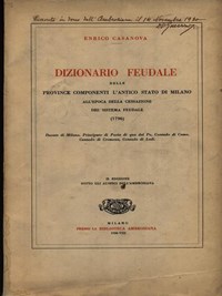 Dizionario feudale delle province componenti l'antico stato di