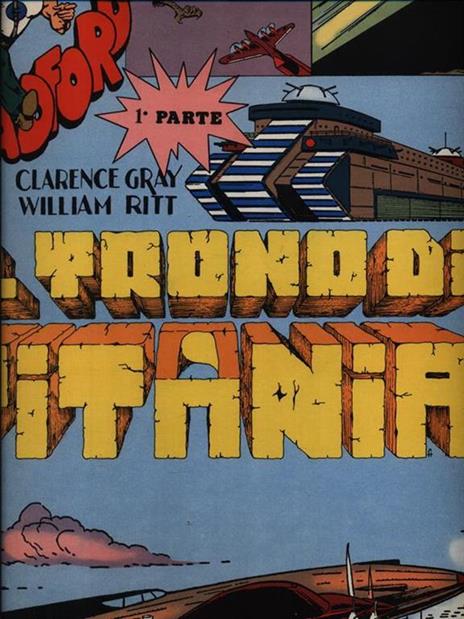 Brick Bradford Il trono di Titania 6 fascicoli - Clarence Gray - copertina