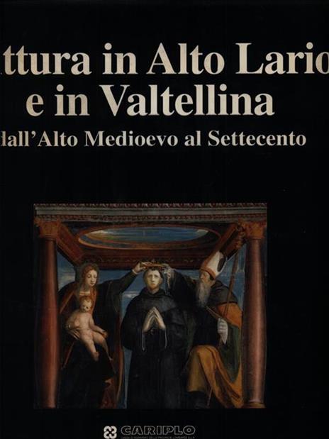 Pittura in Alto Lario e in Valtellina dall'Alto Medioevo al Settecento -   - copertina