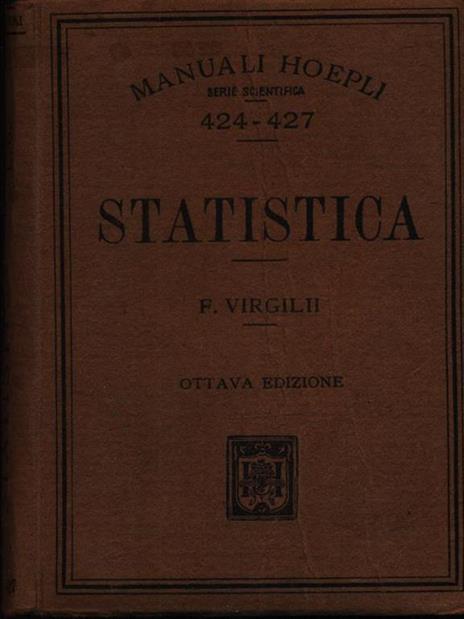 Statistica - Filippo Virgilii - copertina