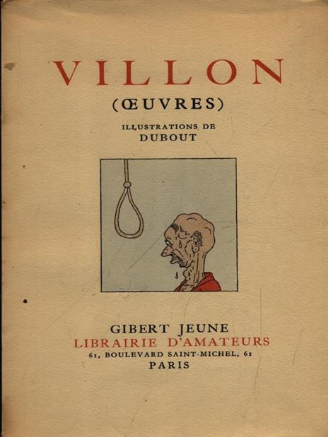 Oeuvres - Villon - copertina