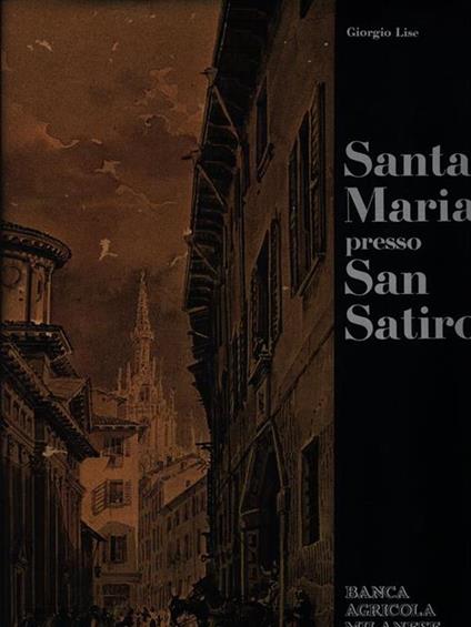 Santa Maria presso San Satiro - Giorgio Lise - copertina