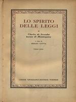 Lo spirito delle leggi 2vv