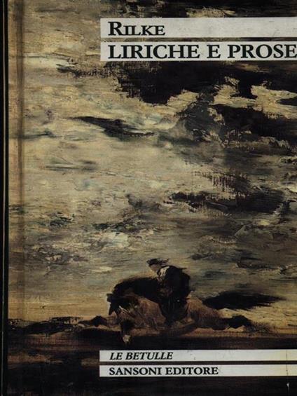 Liriche e prose - Rainer M. Rilke - copertina