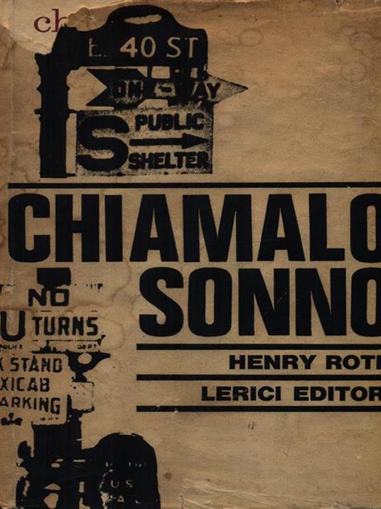 Chiamalo sonno - Henry Roth - copertina