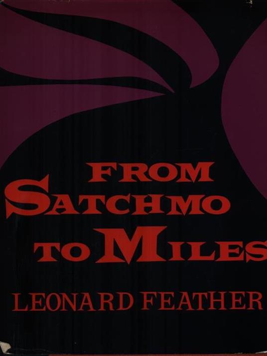 From Satchmo to Miles - Leonard Feather - copertina