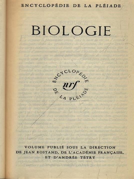 Biologie - copertina