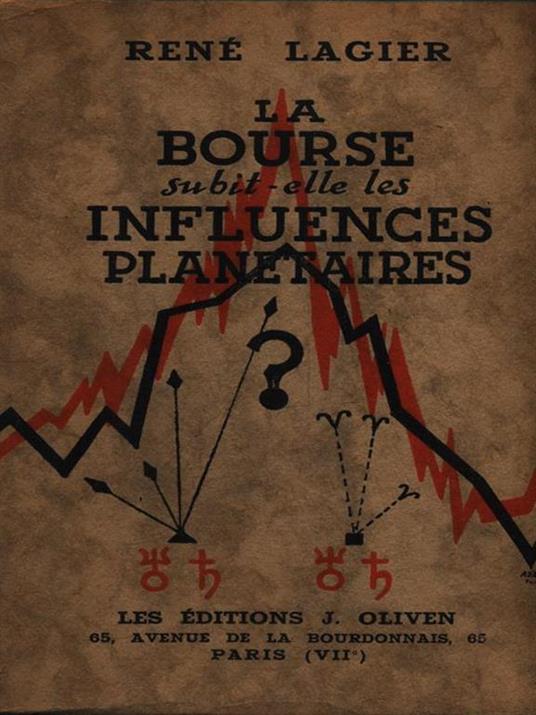 La Bourse subit-elle les influences planetaires? - René Lagier - copertina