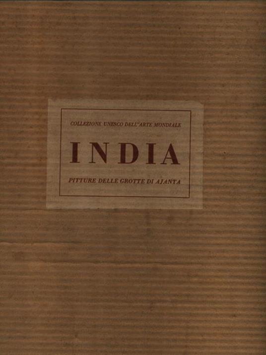 India pittura nelle grotte di Ajanta - copertina