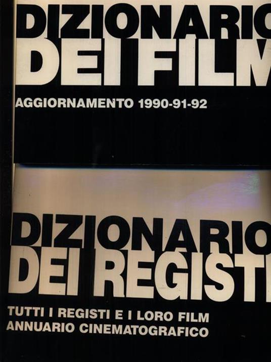 Dizionario dei film gialli - Pino Farinotti - copertina