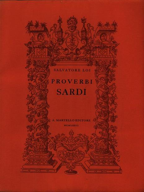 Proverbi sardi - Salvatore Loi - copertina