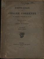 Scritti scelti di Ceasre Correnti vol. I