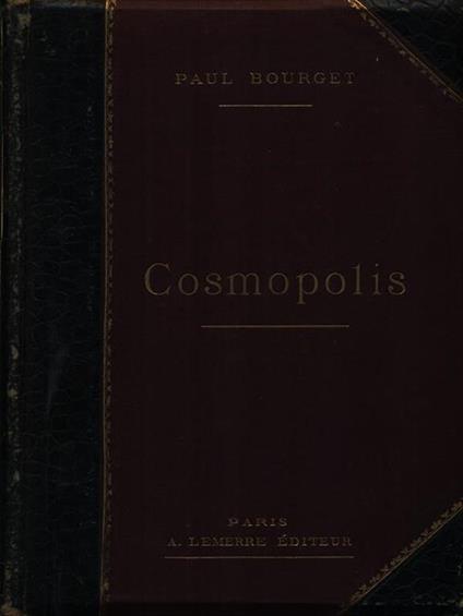 Cosmopolis - Paul Bourget - copertina