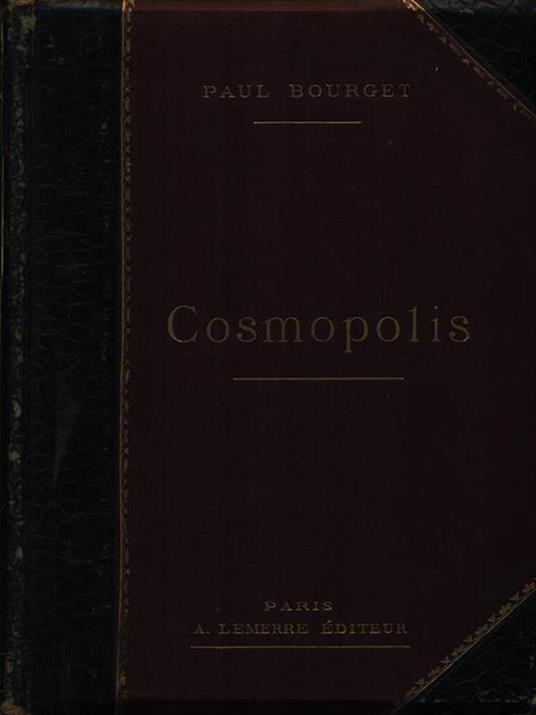 Cosmopolis - Paul Bourget - copertina