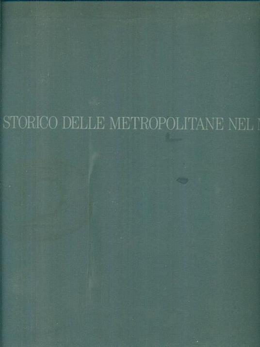 Atlante storico delle metropolitane del mondo - Virgilio Vercelloni - copertina