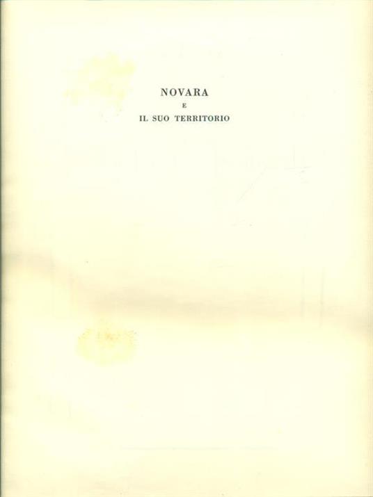 Novara e il suo territorio - copertina