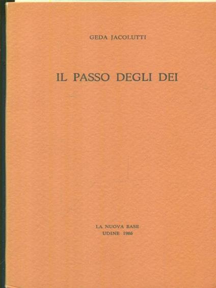 Il passo degli Dei - Geda Jacolutti - copertina