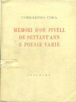 Memori d'on pivell de settant'ann e poesie varie