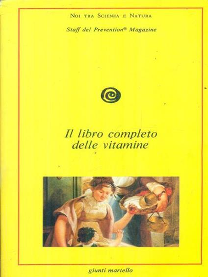 Il libro completo delle vitamine - copertina